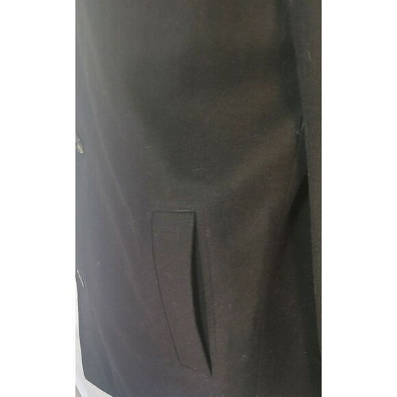 London Fog Double Breasted Wool Blend Pea Coat - Size M - Picture 6 of 9